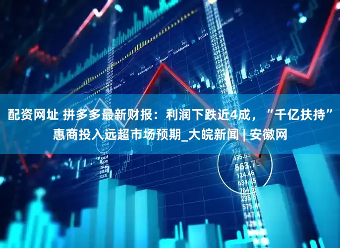 配资网址 拼多多最新财报：利润下跌近4成，“千亿扶持”惠商投入远超市场预期_大皖新闻 | 安徽网